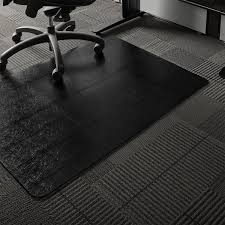 straight edge low pile carpet chair mat