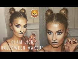 easy lion halloween makeup hair