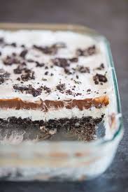 no bake heavenly oreo dessert brown