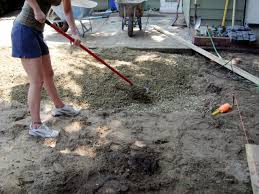 To calculate how deep to excavate, add up these layers: How To Install A Cobblestone Patio On Concrete Or Bare Soil How Tos Diy