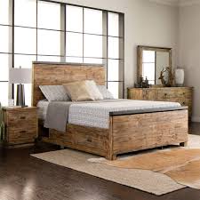 Rustic Queen Bed Solid Pine Bed