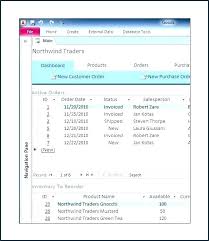 Inventory Management Access Template Ms Dashboard Microsoft Examples