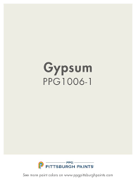 gypsum from ppg pittsburgh paints is a