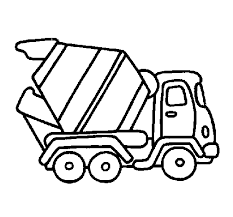 ­for big jobs that need lots of cement, this truck carries it right where it is need. Concrete Mixer Coloring Page Boyama Kitaplari Ucretsiz Boyama Kitaplari Boyama Sayfalari