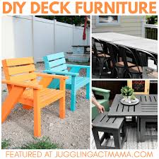 Diy cheap garden furniture everything ideas via. Diy Outdoor Patio Furniture Juggling Act Mama