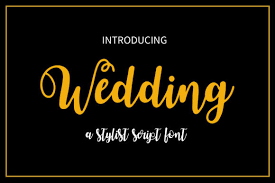 wedding font by ngefont creative fabrica