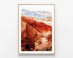 Desert Framed Print Or Poster Autumn