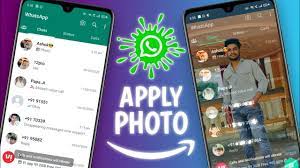 apply photo in whatsapp home screen