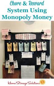 Chore And Reward System Using Monopoly Money Homeschool