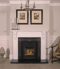 president small gas fireplace
