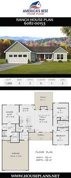 House Plan 6082 00153 Ranch Plan 1