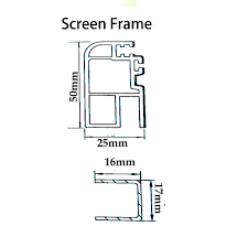 sc50 upvc sliding window doors screen