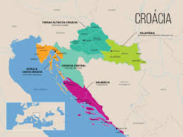 Mapa países limítrofes con croacia. Uma Viagem Pela Croacia Seguindo O Som Da Klapa Vontade De Viajar