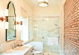 Simply a 4×8 sheet of faux brick paneling? Lowes Mirror Design Ideas