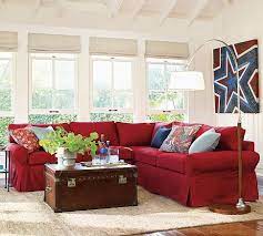 decorating with red furniture