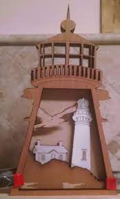 layered lighthouse gift made on a