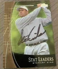 Pga tour stats, video, photos, results, and career highlights. Stewart Cink Autographed 2001 Upper Deck Golf Card W Coa Ebay