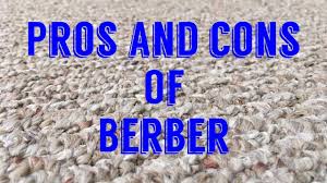 pros and cons of berber carpet