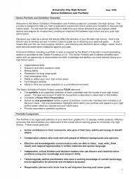 College Resume Example For High School Seniors Cover