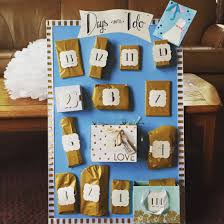 Lay them out on the board before you number them to make sure they all fit together and look adorable. Wedding Advent Calendar Simple Enchantments