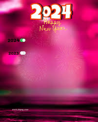 happy new year 2024 photo editing