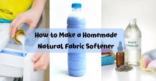 homemade natural fabric softener