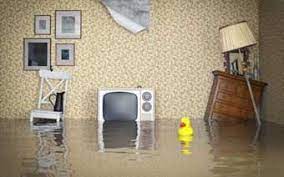 d inondation de maison signification
