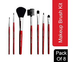 majestique 8pcs makeup brush kit