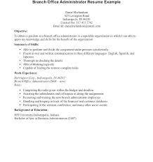 Medical Administration Resume Examples Healthcare Administration