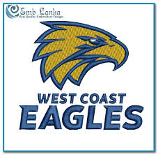 Here are the 30 ultra powerful designs of eagle logo for your inspiration. New West Coast Eagles Logo Embroidery Design Emblanka