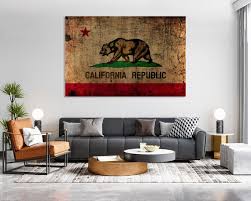 California State Flag Wall Art
