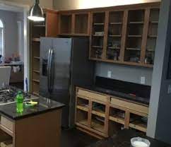 refinish kitchen cabinets before or