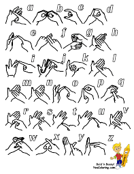 Pin By Yescoloring Coloring Pages On Steadfast Sign Language
