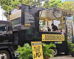 the good burger food truck selling