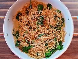 garlic spinach spaghetti recipe ree