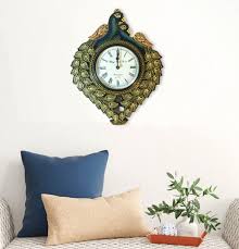 Decorative Peacock Wall Clock Decorlake