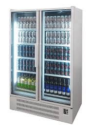 Glass Door Fridge Upright Display