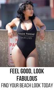 Feel Good Look Gorgeous In Bodysuit Vixens Thick Thighs
