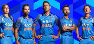 Image result for indian cricket team jersey with logos