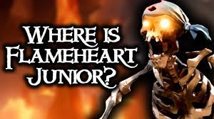 WHERE IS FLAMEHEART JUNIOR? // SEA OF THIEVES - Where is he hiding? -  YouTube