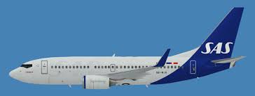 sas scandinavian airlines boeing 737