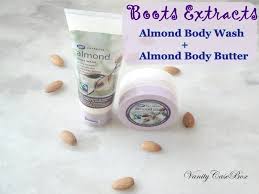 boots extracts almond body wash and