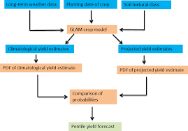 Process Flowchart For Crop Yield Forecasting Within The