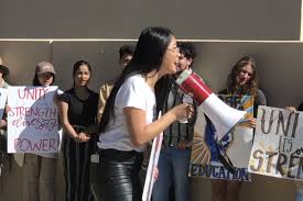 students rally stanford law faculty
