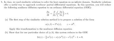 wc used similarity solutions to solve