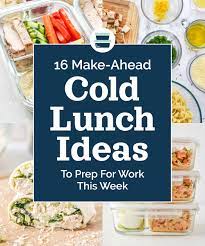 16 make ahead cold lunch ideas to prep