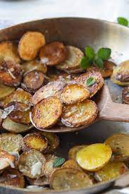 Breakfast Potatoes Sliced gambar png