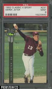 There is also a foil parallel that creates a bit of a chase. 1992 Classic Derek Jeter Value 3 00 489 99 Mavin