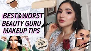 worst beauty guru makeup tips