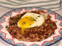 cooking canned corned beef hash in air